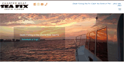 Desktop Screenshot of charterboatseafix.com